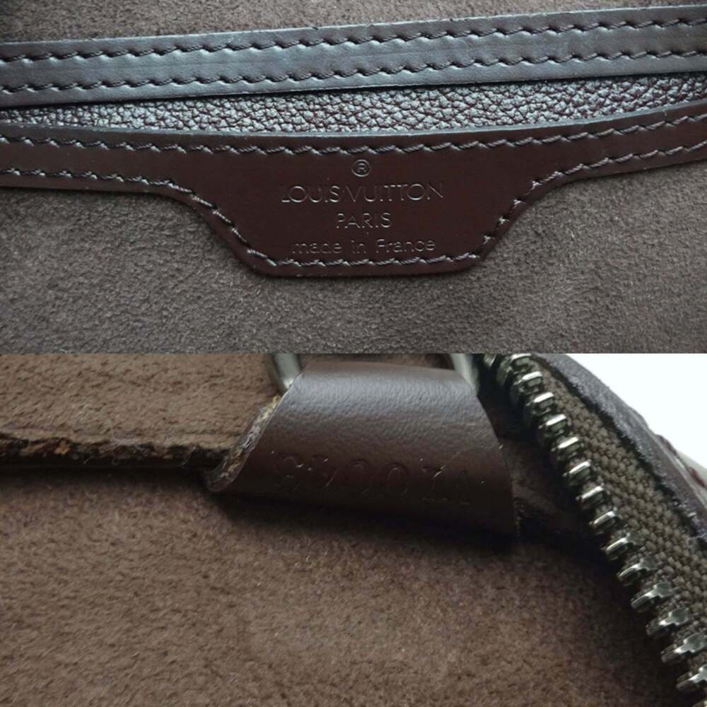 LOUIS VUITTON Authentic Brown Leather Backpack - Picture 7 of 9